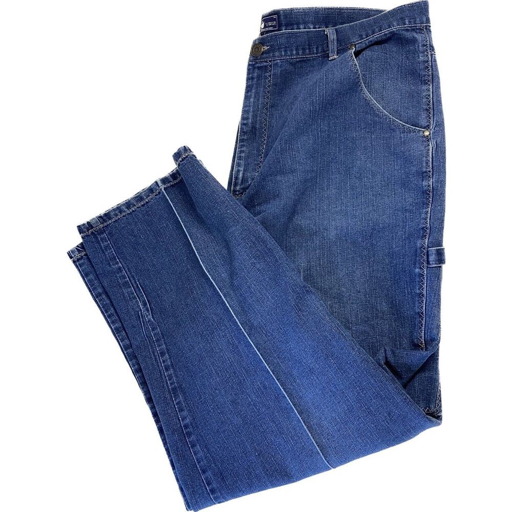 Veezo Denim Jeans Streetwear Cargo Y2K Mens Size 42x30 EUC